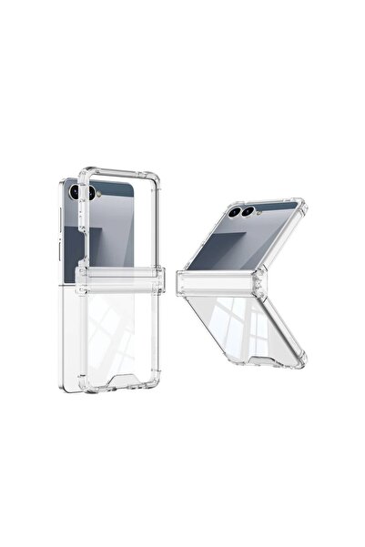 REDz Accessories Husă pentru Samsung Galaxy Z Flip 7, margini flexibile, spat...