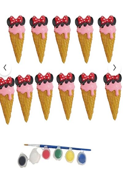 magnocandles Eğitici Etkinlik Taş Boyama Seti 16'li Dondurma Seti Stone Paint...