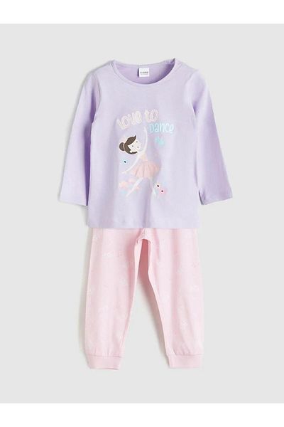 LC Waikiki Lcw Kids Printed Girl's Pajama Set (W5)