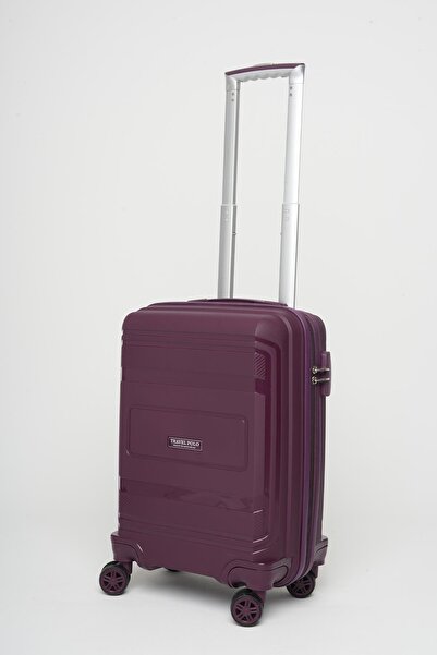 travelpolo Küçük Boy Kırılmaz Valiz Mor 1017
