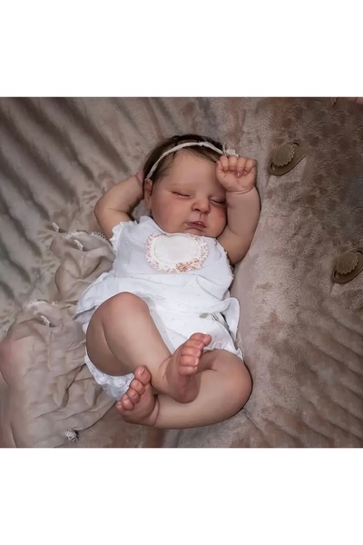 minigimin dolabı Reborn tüm vücud silikon bebek 50 cm