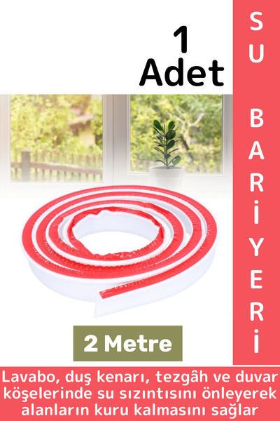 Wintoup Uzun Ömürlü Lavabo Duş Kenarı Su Sızıntısı Önleyen Montajsız Kendinde...