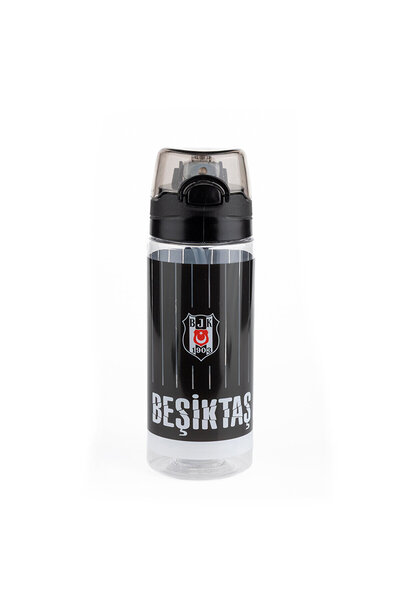 Kartal Yuvası BEŞİKTAŞ İNCE ÇUBUK DESENLİ 500 ML PLASTİK MATARA