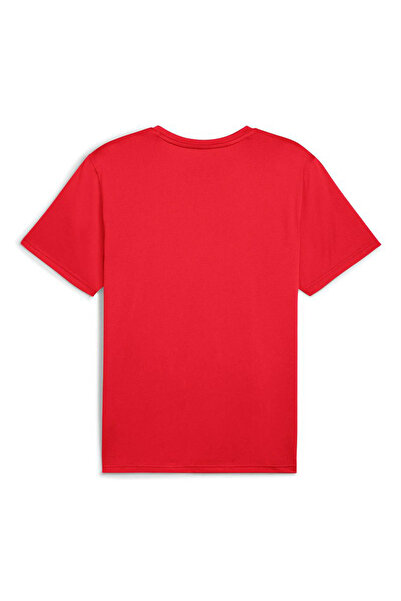 Puma M Tad Ess Solid Cat Tee Lc Red Men's T-Shirt 525908-11
