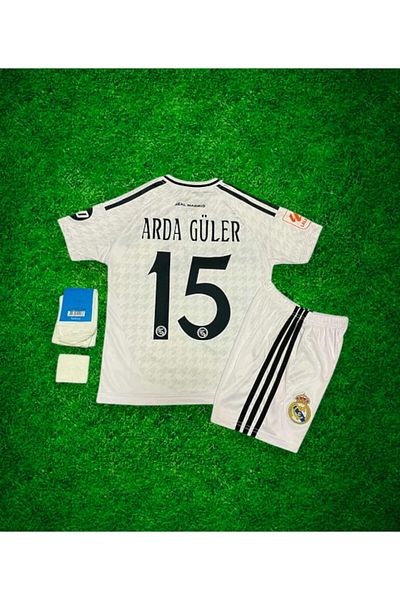 After Party R.E.A.L M.A.D.R.I.D 2024-25 New Season A.R.D.A G.Ü.L.E.R Home Children's Jersey Set of 4 (Armali)