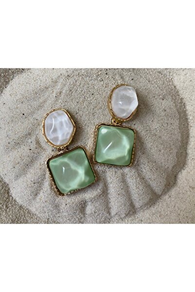 SAFİRTAKI Kadın Vintage Taşlı Küpe