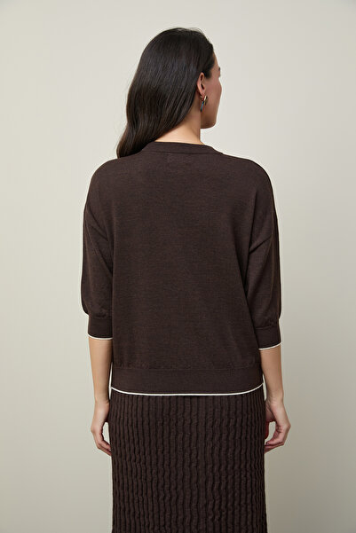 Serianno Yün Bisiklet Yaka Kazak