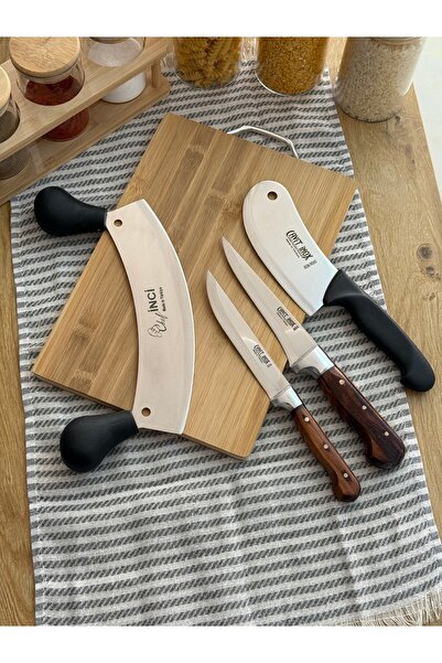 Cavit İnox Kebap Pizza Zırh Bıçak Seti 4 Parça