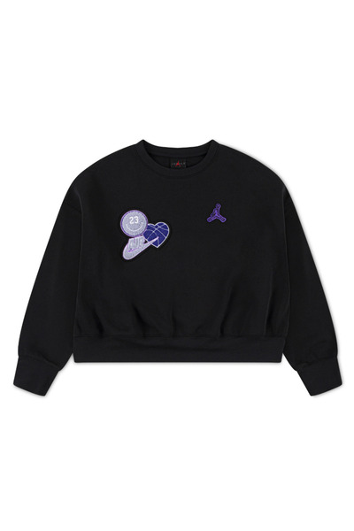 Nike JORDAN JDG BLUE JEANS & BLING FLC CRE KIZ ÇOCUK SWEATSHİRT 45F195 45F195-023