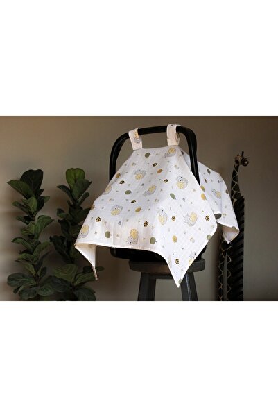 Baby Veil Müslin Puset Örtüsü %100 Organik Pamuk 80x100 cm
