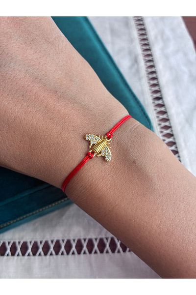 Miltonia Name red rope bracelet