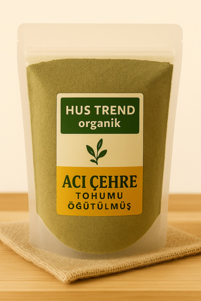 Hus Trend Acı Çehre Tohumu Toz 50 Gr Taze Öğütülmüş Katkısız Organik ve Doğal...