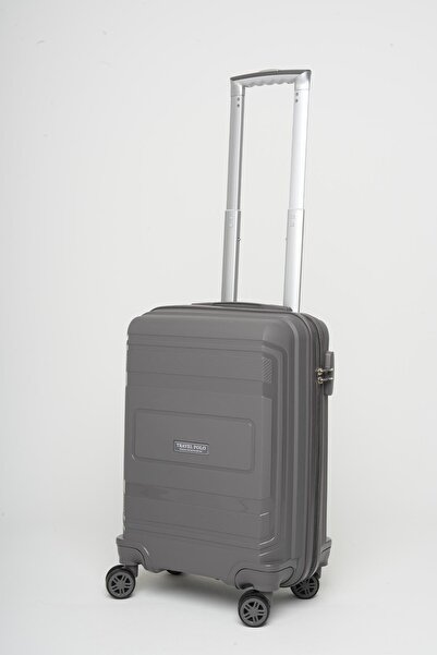 travelpolo Küçük Boy Kırılmaz Valiz Füme 1017