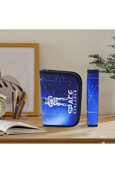 OEM Children's school pencil case, Astronaut print