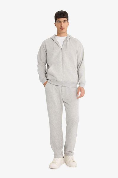 DeFacto New Season Relax Fit Hooded Soft Furry Thick Zippered Sweatshirt