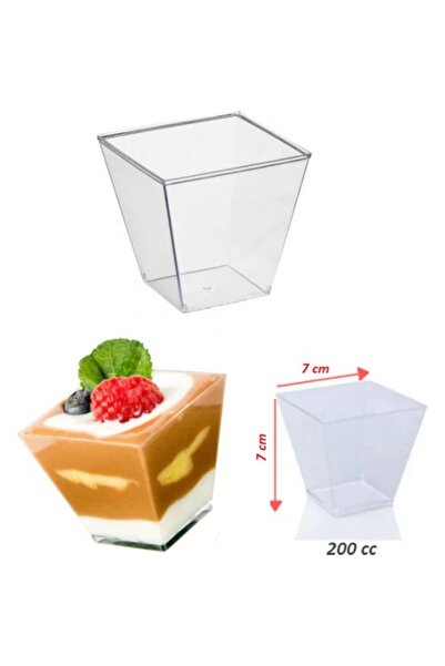 shop 200cc Prizma Kase Kübik Tatlı Kasesi sunum meze 20 Adet