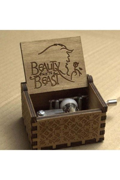 Generic Beauty And The Beast Mini Classic Crank Style Music Box