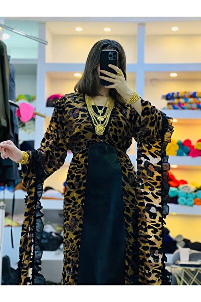 SOLİN YÖRESEL Kadın Yöresel Elbise Düğünlük Kaftan Abiye(Görseldeki Aksesuarlar Dahil Değildir)