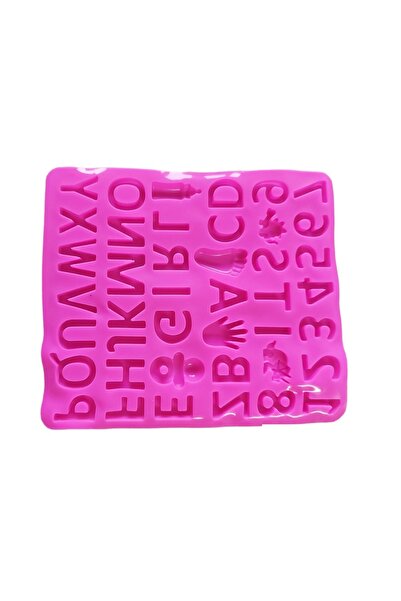 BV Matră de silicon cu numere, litere, picior, mână, biberon, dinozaur, suzetă, 493COF