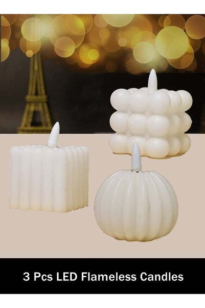 Generic 3 Pcs LED Flameless Candles