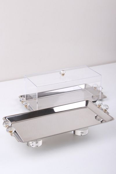 Generic Dessert and fruit holder plate set with pastry serving plate