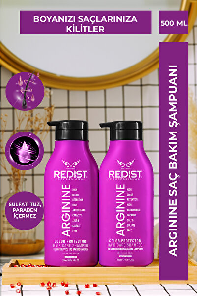 Redist Arginine Saç Bakım Şampuanı – Güçlü Ve Besleyici Formül - Vegan (500 ML)