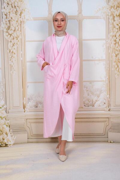 HÜLYA TÜRK BUTİK Cross Detail Linen Aerobin Cap