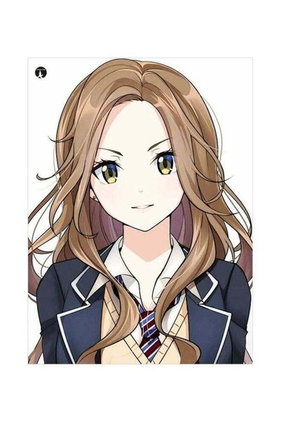 Generic Girl Themed Decorative Metallic Plate Brown/Beige/Blue 20x15cm