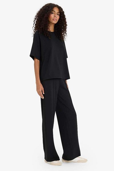DeFacto New Season Straight Fit Modal Wide Leg Sweatpants