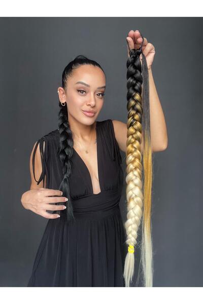 Suzan Peruk Örgü At kuyruğu Uzun(videolu) Saçına Ör ve Çık Uzun Örgü At kuyru...