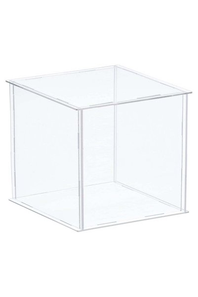 Generic Acrylic Display Case Plastic Box Clear Assemble Dustproof Showcase 10...