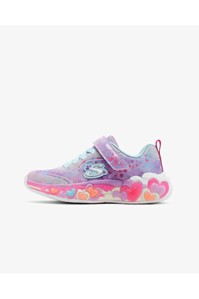 SKECHERS ETERNAL HEART LIGHTS IŞIKLI KIZ ÇOCUK SPOR AYAKKABI 302696L 302696L-LVMT