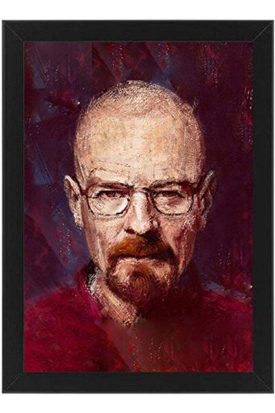 Generic MEC Breaking Bad Walter White Potray Digital Wall Art Poster Frame Black 21x30cm