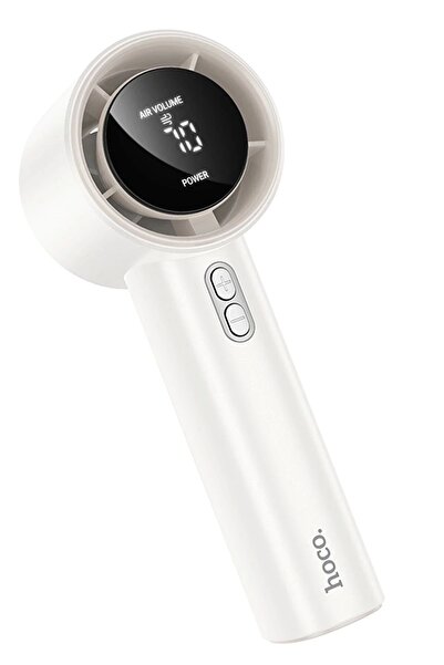 Lopard Taşınılabilir Şarjlı Mini El Fanı 7 Saat Turbo Üfleme Dijital Lcd Ekran 100 Kademe Ayarlı Masaüstü F