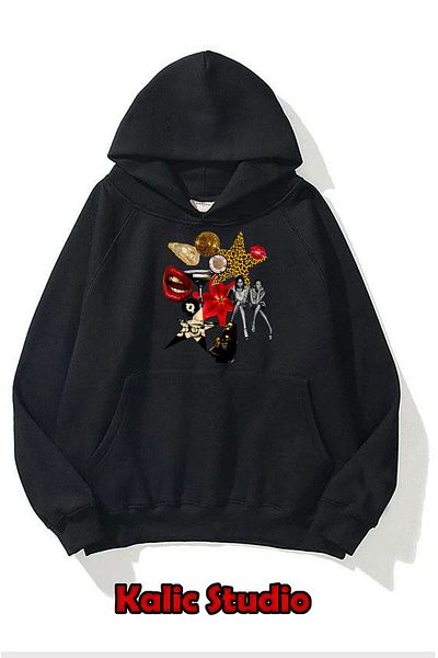 Kalic Studio Grillz Oversize Sweatshirt Black