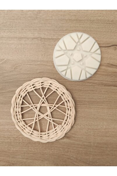 Petek Rattan Yuvarlak Rattan Kalıp – Yıldız Şekilli Sepet Örme Kalıbı 8 cm - ...