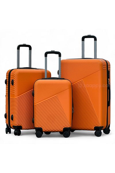 ZAAPPY Hard Shell Lightweight 3PCS SET (20/24/28 Inch) Luggage, Combination Lock