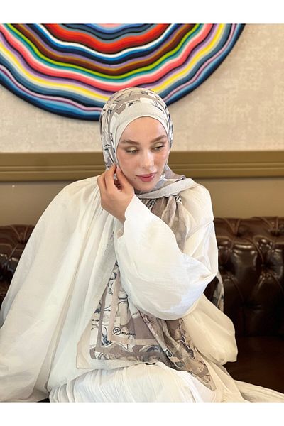 Modakaşmir Lipa Pattern Bamboo Shawl