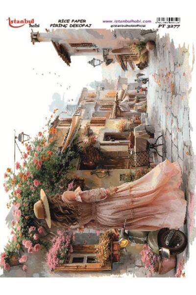 İstanbul Hobi Pirinç Dekopaj Kağıdı 30x42cm PT-3277