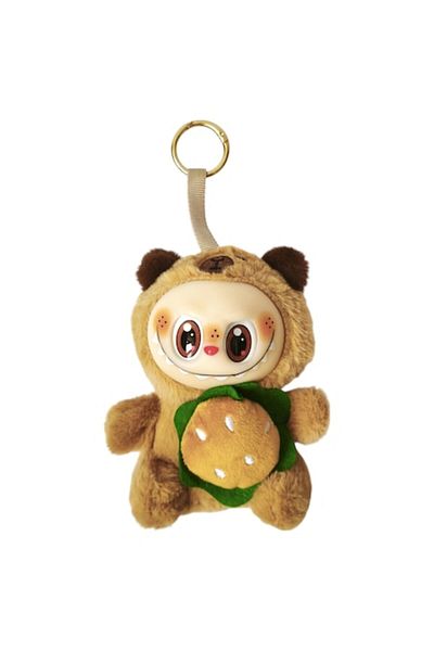 OEM Labubu Plush Toy in Capibara Costume, 15 cm, Brown