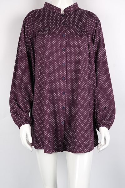 MUSTÜN Moon Patterned Viscose Shirt