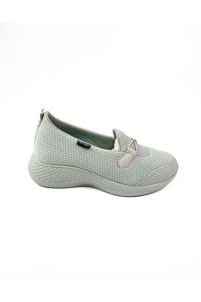 BABALİ King Paolo 5034 Krakers Gray Bow Casual Women's Shoes