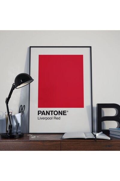 Generic Boomah Accessories Liverpool FC Pantone Poster With Frame Red/White/Black 30x40cm