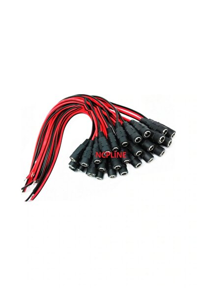 NcpLine 10 Adet Dc Dişi Besleme Kamera Kablosu Dc Power Adaptör Jak - 20 CM