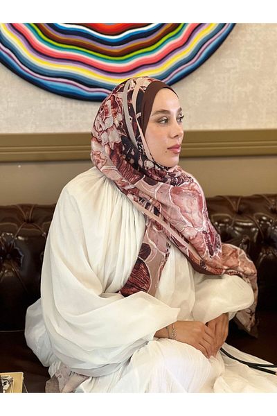 Modakaşmir Lipa Pattern Bamboo Shawl