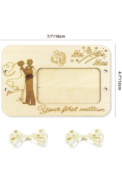 Generic Wooden photo frame - Couple gift