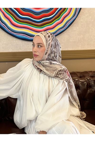 Modakaşmir Lipa Pattern Bamboo Shawl
