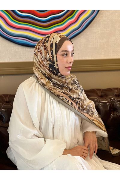 Modakaşmir Lipa Pattern Bamboo Shawl