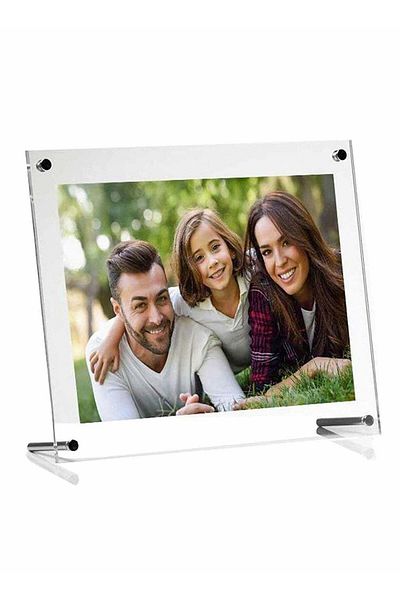 Generic SYOSI Picture Frame, 8.5x11.5 inch Clear Acrylic Photo Frame A4 Letter Size Decorative Poster Deskt