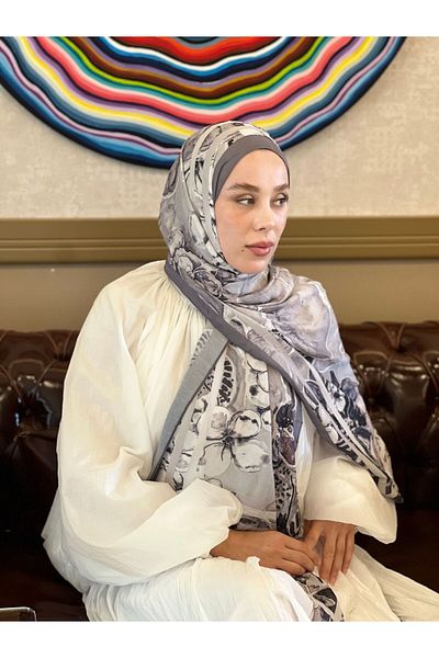 Modakaşmir Lipa Pattern Bamboo Shawl